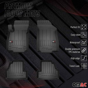 Chevrolet Trax Floor Mat - Omac - Premium TPE - Black - '13-'22